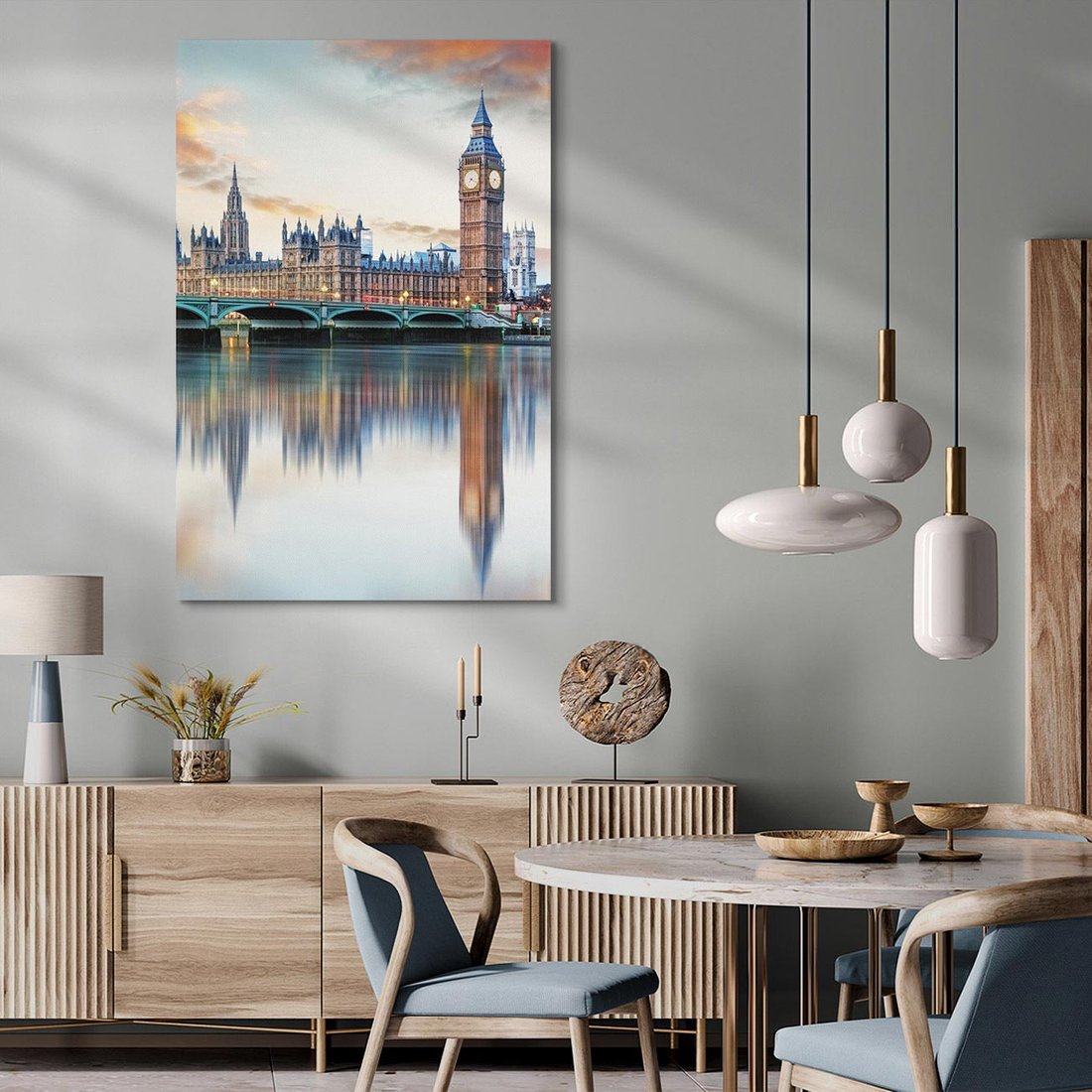 Obraz na płótnie 50x70 - ikona Big Benu - Londyn, Big Ben