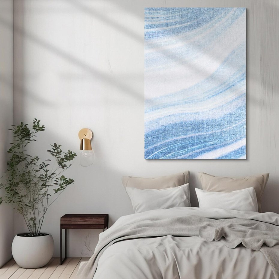 Obraz na płótnie 50x70 - Abstrakcyjna akwarela - abstrakcja, akwarela