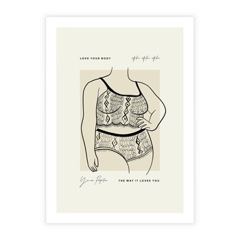 Plakat bez ramy 30x40 - Spojrzenia Wewnętrznych Widoków - nowoczesna sztuka kobieca, plakat