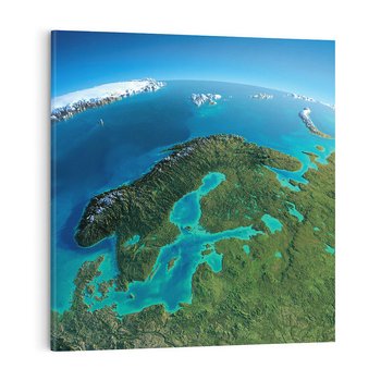 Obraz na płótnie 40x40 - Beztroski widok na ocean - widok, ocean