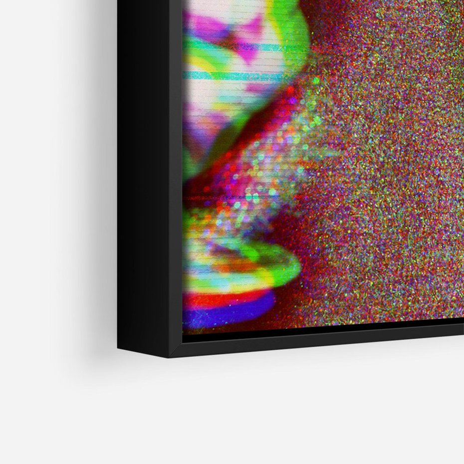 Obraz w ramie 50x70 - Zakochani na Kliszy - zdjecie, stara prześwietlona klisza - rama czarna