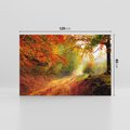 Obraz na płótnie 120x80 - Jesienny urok magia lasu - las, jesień