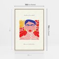 Obraz w ramie 50x70 - Bezgraniczne Rytmy - kobieta, sztuka abstrakcyjna - rama drewno