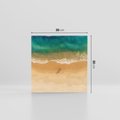 Obraz na płótnie 30x30 - Oaza Relaksu - plaża, morze