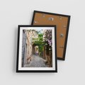 Plakat w ramie 40x50 - Ścieżka W Nieskończoność - uliczka, perspektywa - rama czarna