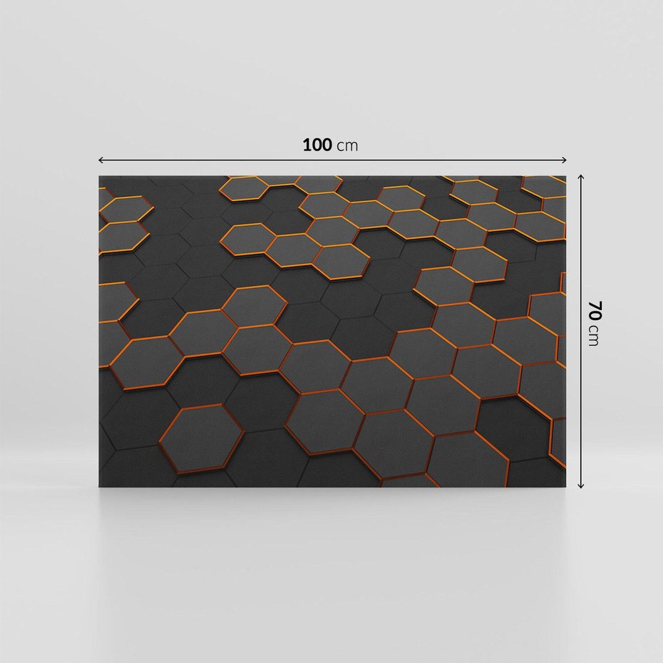 Obraz na płótnie 100x70 - Trójwymiarowa abstrakcja - 3D, abstrakcja