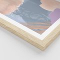 Plakat w ramie 50x70 - Rozmyte Akwarelowe Marzenia - abstrakcyjne akwarelowe plamy, pastele - rama drewno