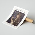 Plakat bez ramy 50x70 - Reprodukcja A.Mucha - Mucha, plakat z reprodukcją