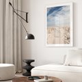 Plakat bez ramy 21x30 - Ścieżka na plaży - plaża, ścieżka