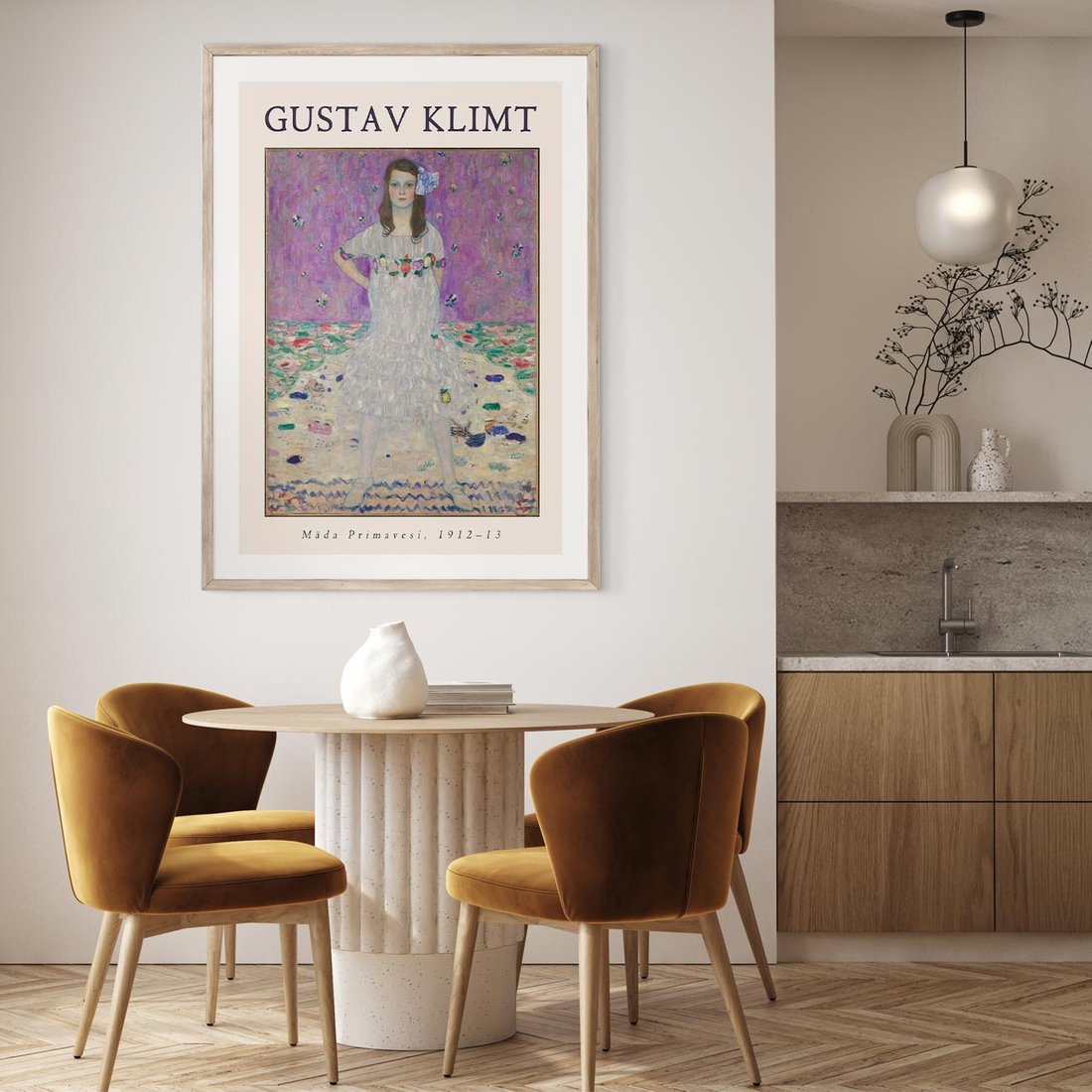 Plakat w ramie 40x50 - Gustav Klimt: Reprodukcja - reprodukcja, gustav klimt - rama drewno