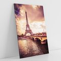 Obraz na płótnie 50x70 - Eiffla: ikona Paryża - Eiffla, Paryż