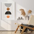 Plakat bez ramy 30x40 - Geometryczna Przygoda - nowoczesna grafika, geometria