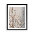Plakat w ramie 40x50 - Boho gałązki suche - gałązki, suche - rama czarna