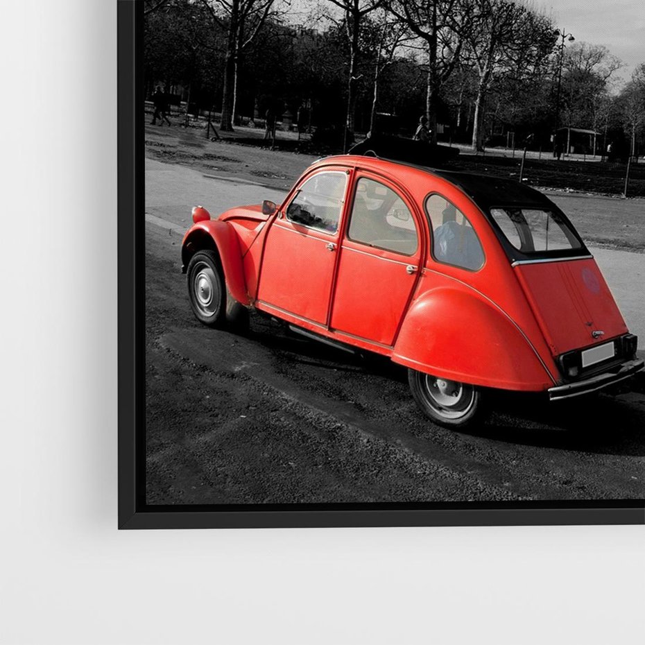 Obraz w ramie 50x50 - Paryż Wieża Eiffla - Paryż, Wieża - rama czarna