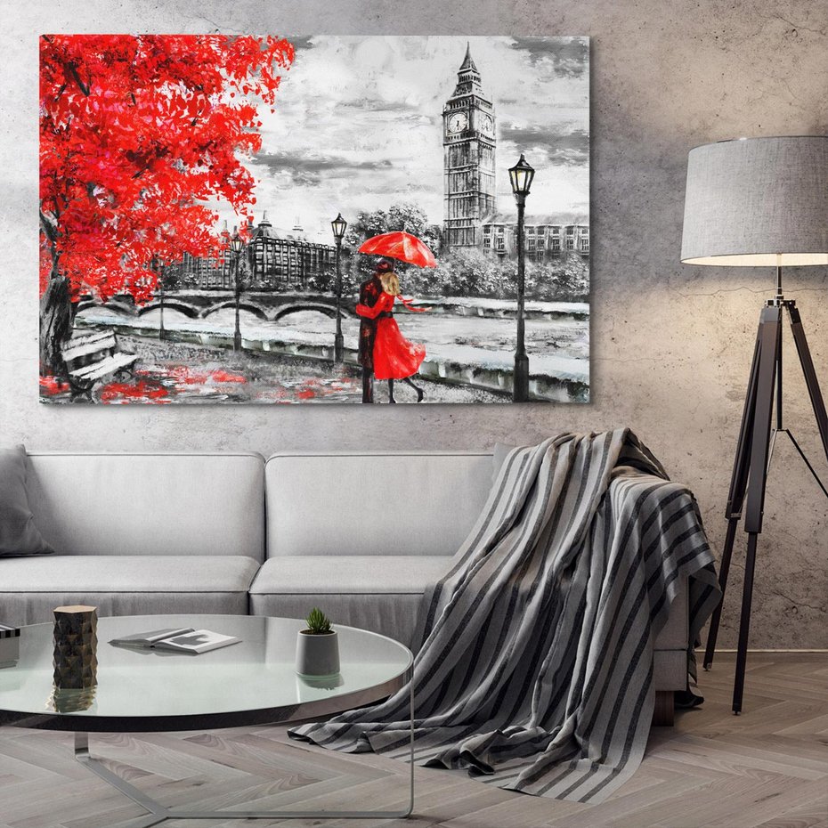 Obraz na płótnie 100x70 - Big Ben w Londynie - londyn, big ben