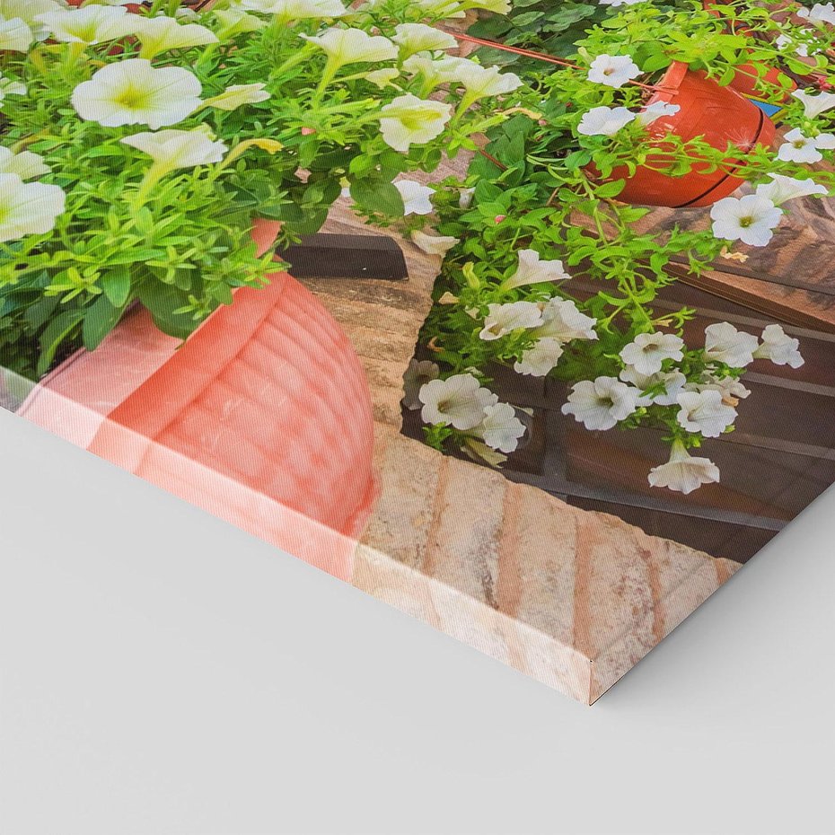 Obraz na płótnie 120x60 - miasto w kolorach - uliczka, miasto