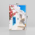 Obraz na płótnie 80x120 - Piękno miasta nad morzem - Grecja, uliczka