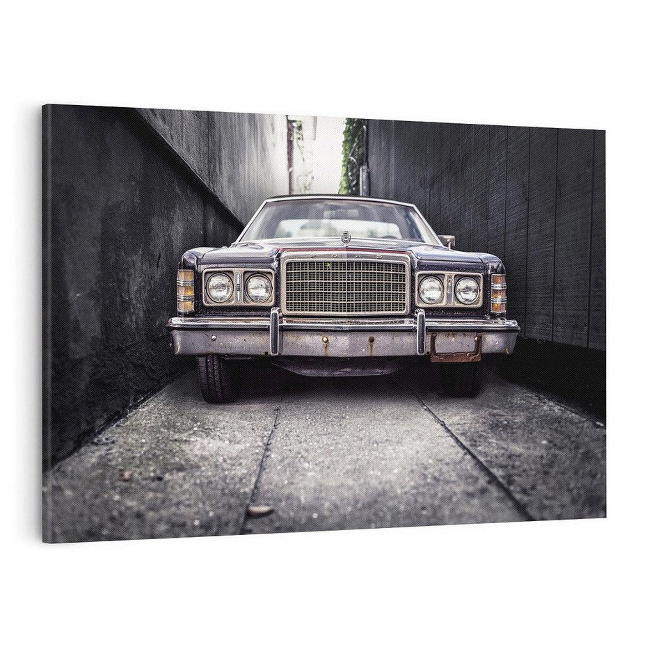 Obraz na płótnie 120x80 - Retro Samochód - Pojazd Z Przeszłości - retro, samochód