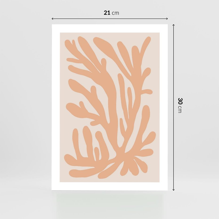 Plakat bez ramy 21x30 - Rozkwitające Abstrakcje - nowoczesna sztuka, plakat modern