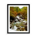 Plakat w ramie 50x70 - Śpiew Strumienia - strumień, górski - rama czarna