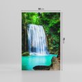 Obraz na płótnie 50x70 - : Moc Natury - wodospad, rzeka