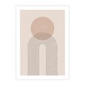 Plakat bez ramy 21x30 - Konturem Zdefiniowane - boho plakat, minimalizm