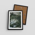 Plakat w ramie 30x40 - Wakacyjna Magia - palmy, tropiki - rama czarna