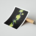Plakat bez ramy 30x40 - Świeżość Cytrusów - limonki, cytryny