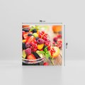 Obraz na płótnie 70x70 - Smakowite Porywy - owoce, jedzenie