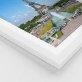 Plakat w ramie 30x40 - Wieża Eiffla - Eiffla, Paryż - rama biała