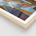 Plakat w ramie 30x40 - Geometria abstrakcji - abstrakcja, geometria - rama drewno