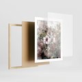 Plakat w ramie 40x50 - Piękno natury na płótnie - kwiaty, olejne - rama drewno