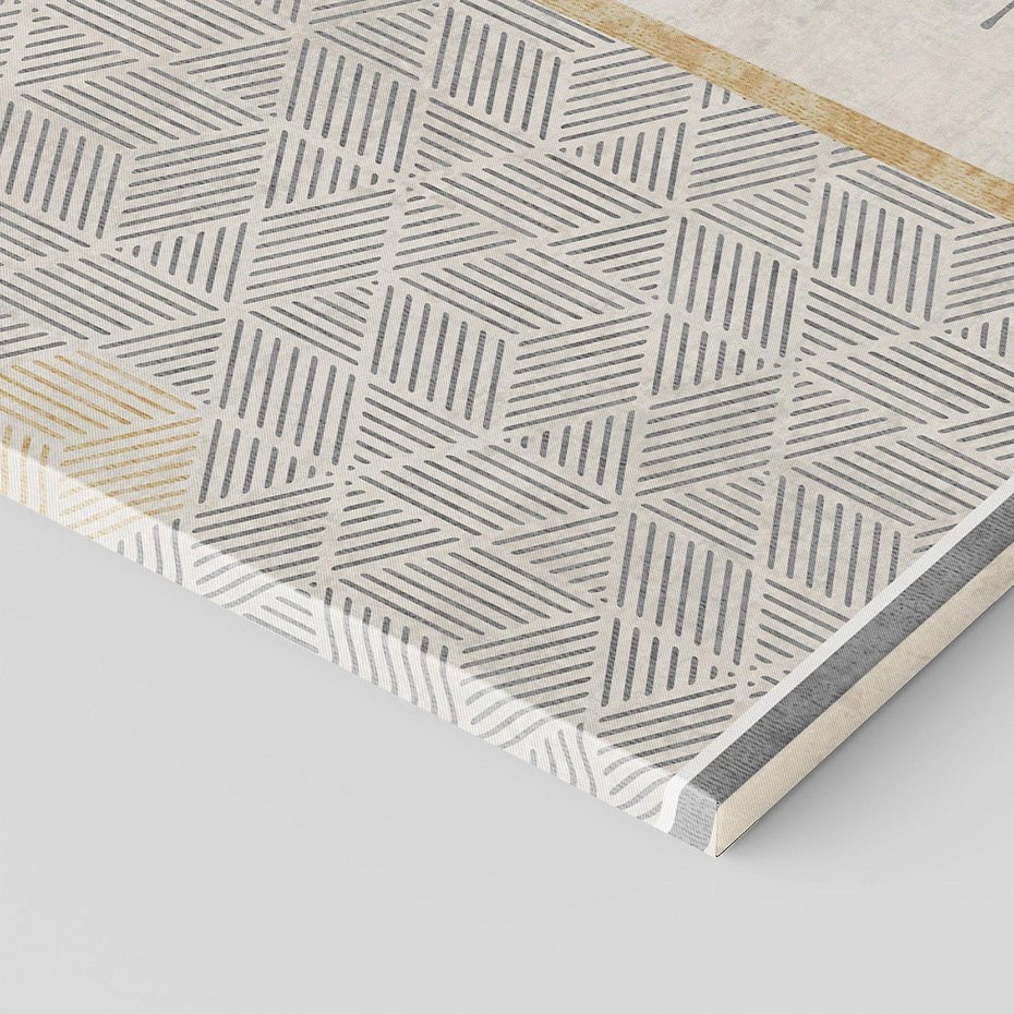 Obraz na płótnie 70x70 - Drobny Print Klasyki - geometryczne linie, styl mid century