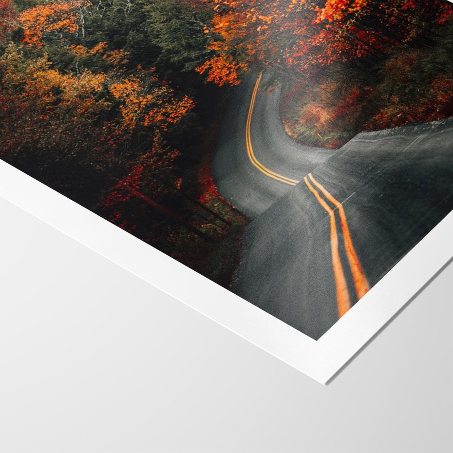 Plakat bez ramy 21x30 - Jesienne Podróżowanie - fotografia, jesień