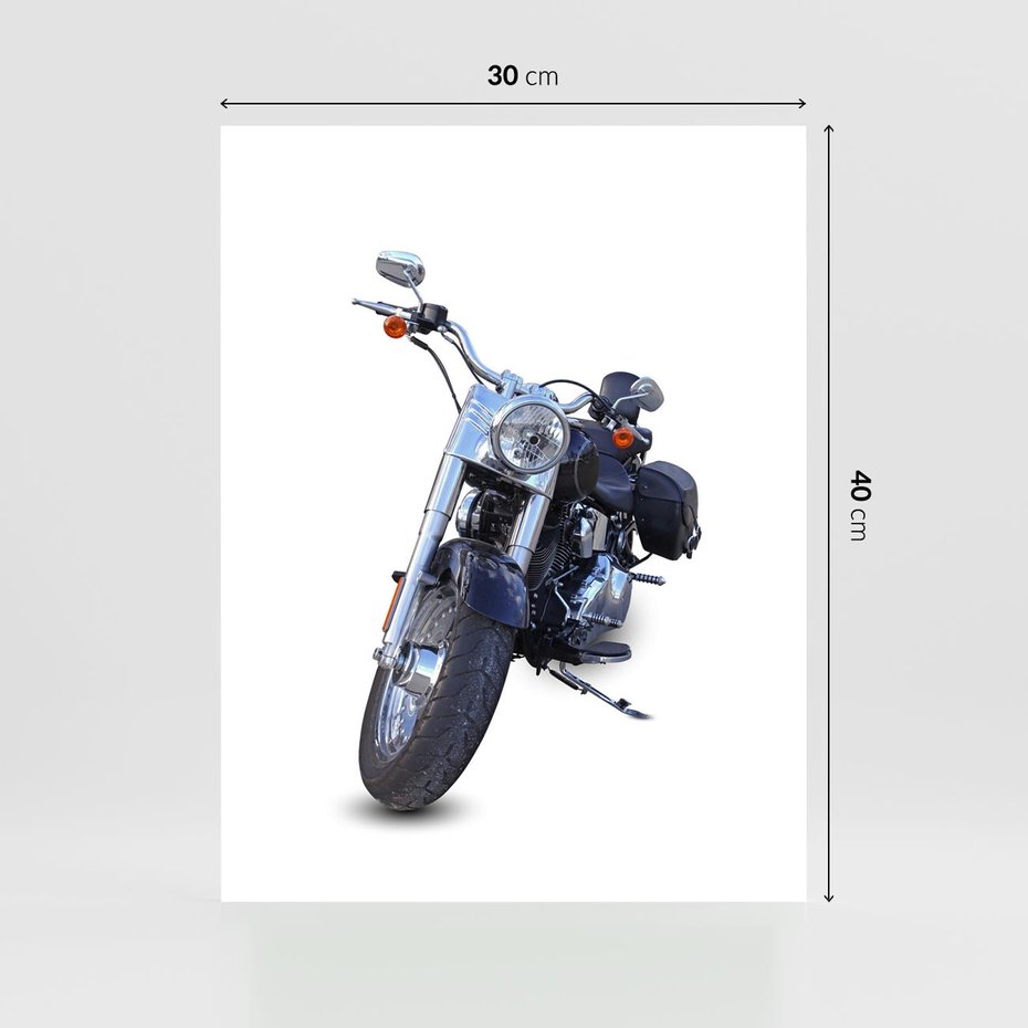 Plakat bez ramy 30x40 - Motocykl w ruchu - motor, bike