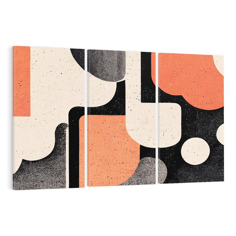 Obraz na płótnie 120x80 - Loftowa Harmonia - abstrakcja, styl loftowy