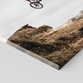 Obraz na płótnie 120x80 - Adrenalina na Dwóch Kółkach - rower, downhill