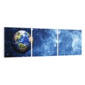 Obraz na płótnie 150x50 - Kosmiczne podróże na Ziemię - kosmos, ziemia