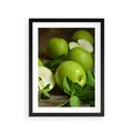 Plakat w ramie 30x40 - Jabłkowa kolorystyka - jabłka, owoce - rama czarna