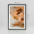 Plakat w ramie 50x70 - Magia Jesieni - liście, jesień - rama czarna