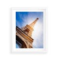 Plakat w ramie 40x50 - Eiffla - ikona Paryża - Eiffla, Paryż - rama biała