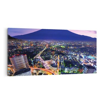 Obraz na płótnie 140x70 - Siła i spokój - wulkaniczne piękno Japonii - wulkan, japonia