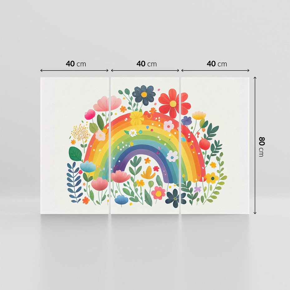 Obraz na płótnie 120x80 - Kolorowe Marzenia - obraz do pokoju dziecka, dziewczynki