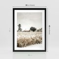 Plakat w ramie 30x40 - Idylliczna Zima - zima, krajobraz zimowy - rama czarna