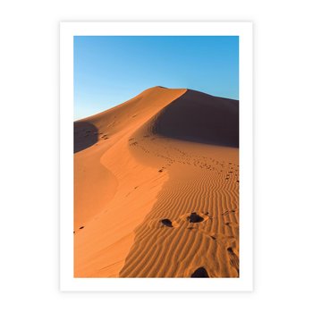 Plakat bez ramy 21x30 - Piasek pustyni wędruje - pustynia, piasek