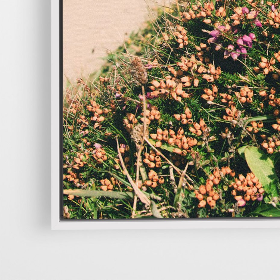 Obraz w ramie 70x100 - Perspektywa Klifu - fotografia, ocean - rama biała