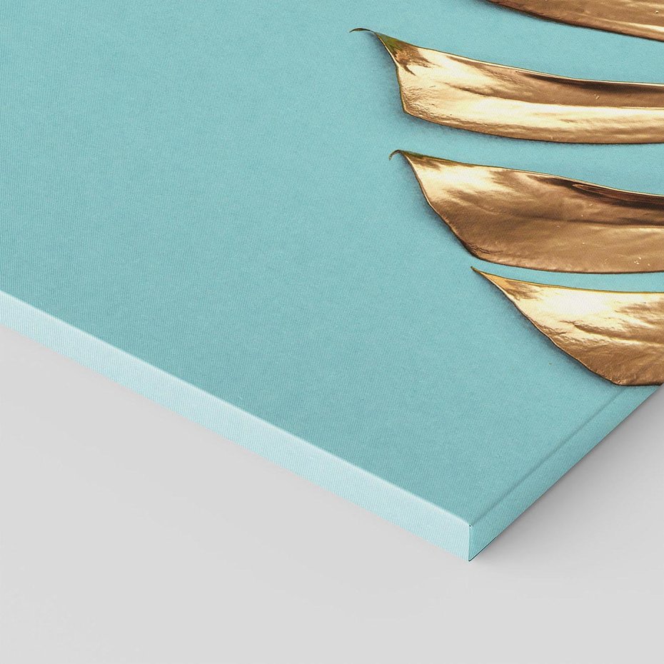 Obraz na płótnie 100x70 - Piękno Natury - złote, liście