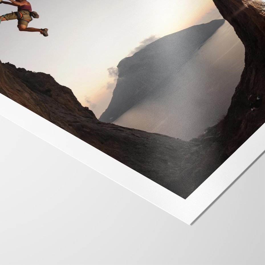 Plakat bez ramy 21x30 - Wspinaczka na Wysokie Góry - wspinaczka, góry