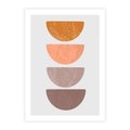 Plakat bez ramy 30x40 - Minimalizm i Geometria - minimalistyczny obraz, mid-century styl