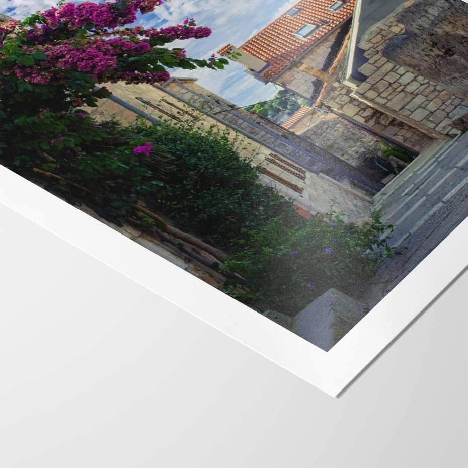 Plakat bez ramy 40x50 - Uliczka: perspektywa w mieście - uliczka, perspektywa